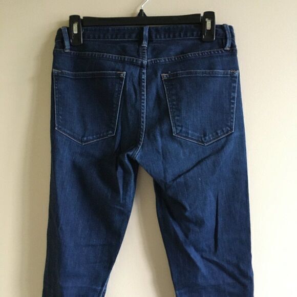 Madewell Womens Blue Solid Skinny Skinny Stretch Denim Jeans Size 27 X 32 - Picture 4 of 6